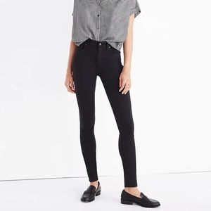 NWT Madewell 9" High Rise Sateen Skinny Jeans